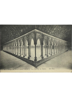 Le Mont-Saint-Michel – Galeries du cloître de l'abbaye – N.D. Phot. n°19 – CPA