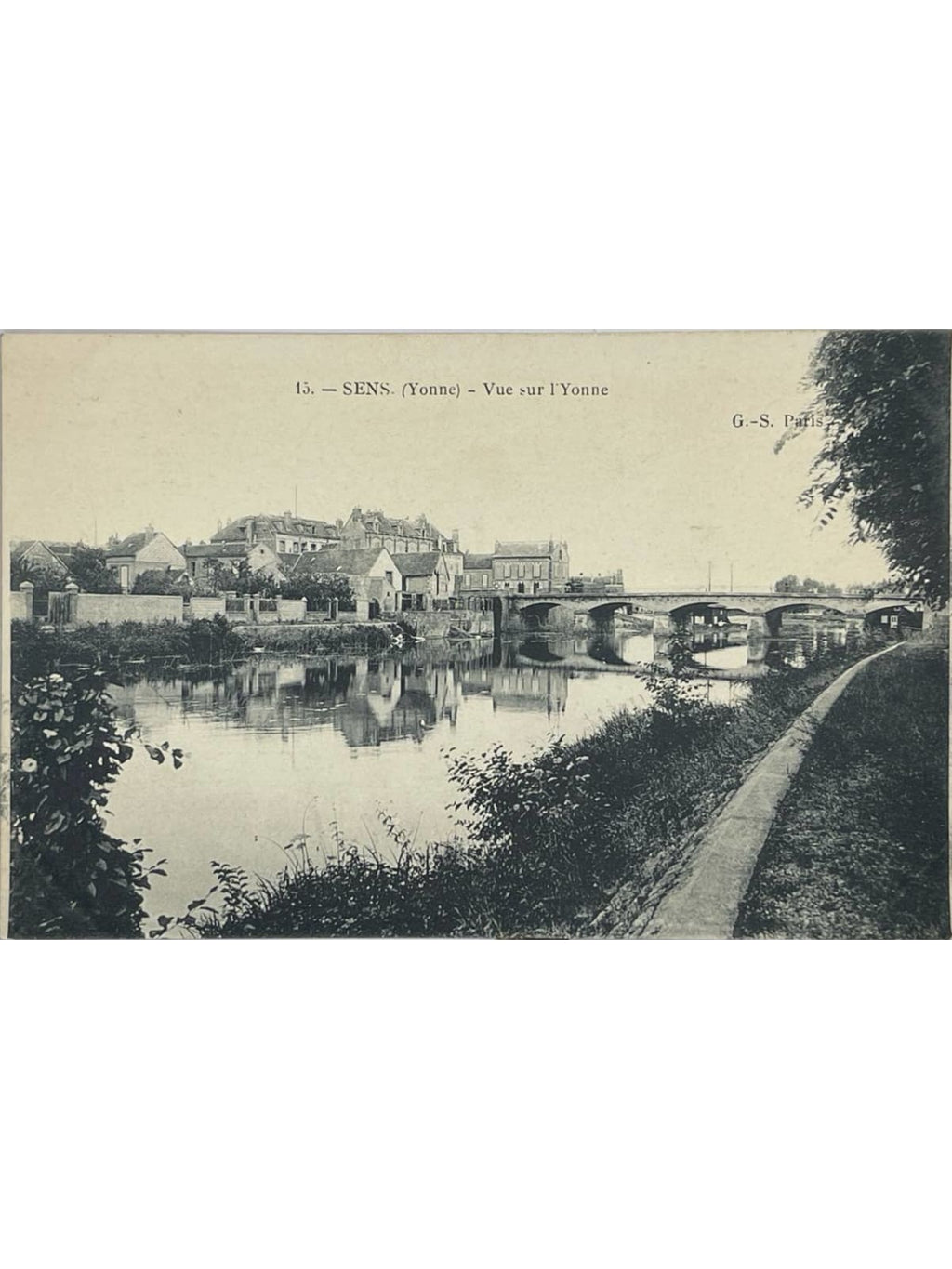 Recto de la carte postale