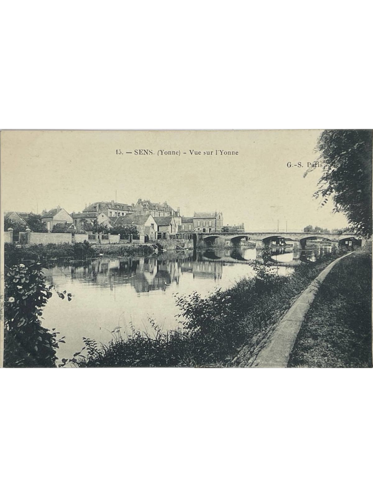 Recto de la carte postale