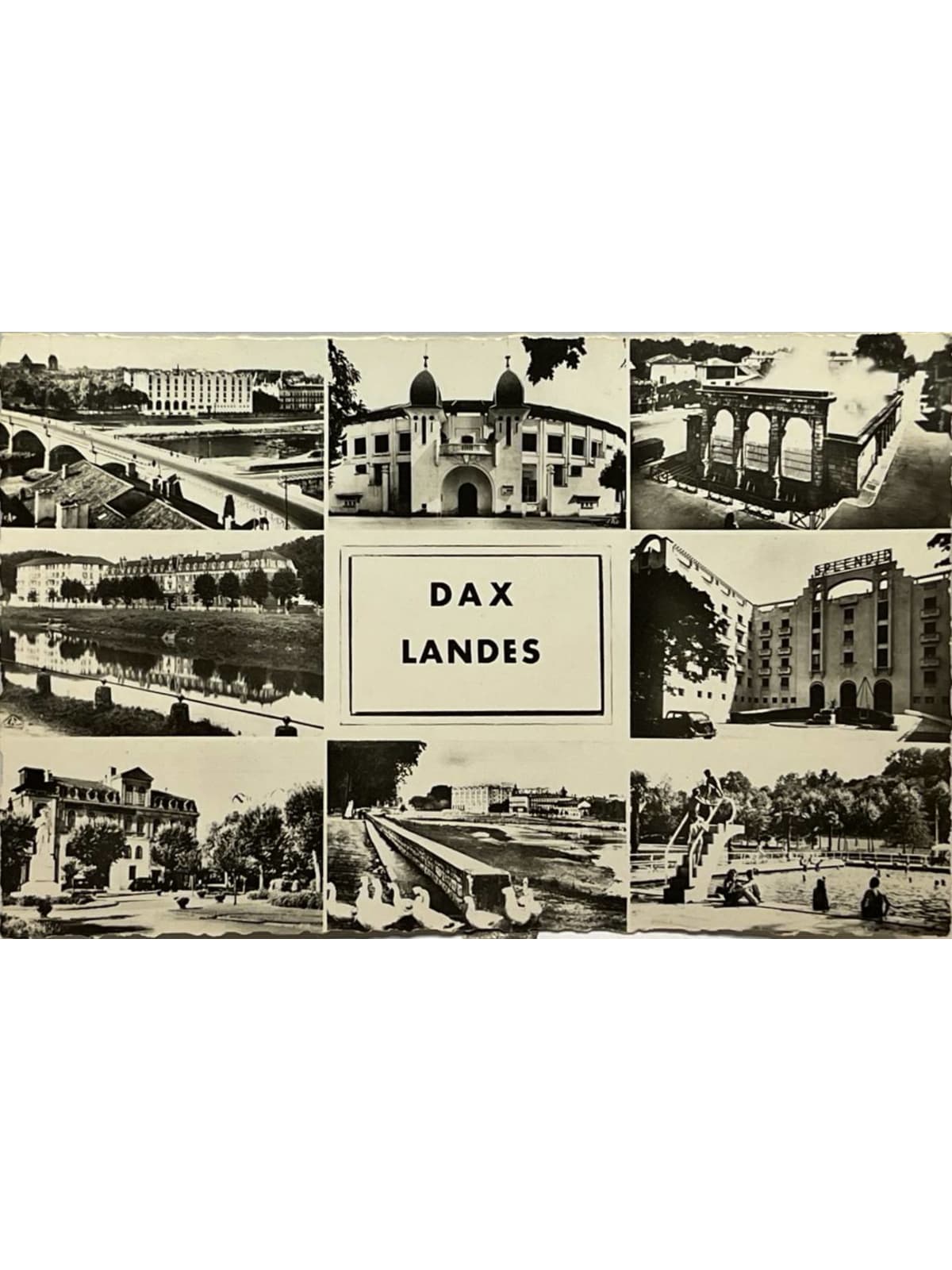 Recto de la carte postale