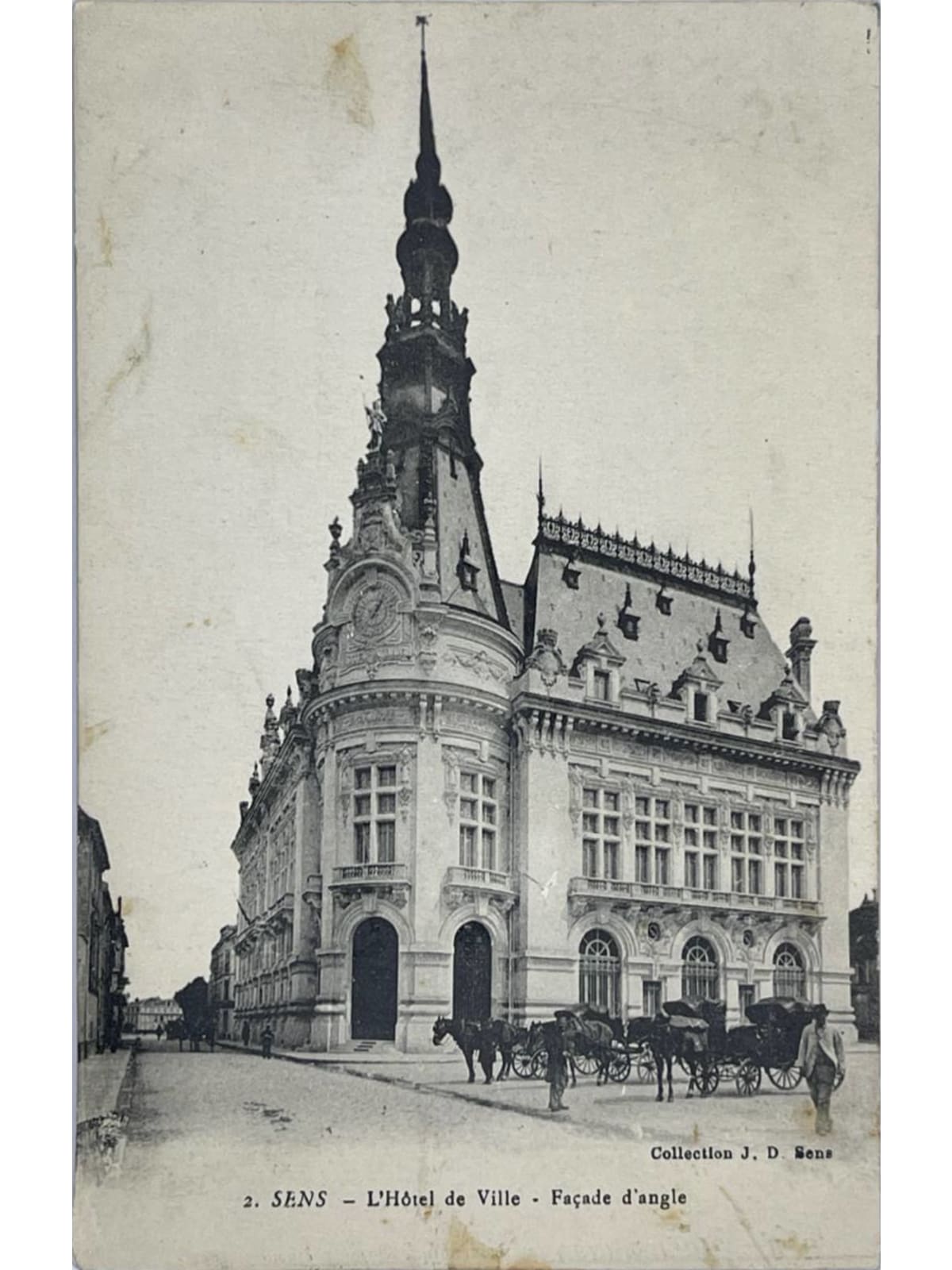 Recto de la carte postale
