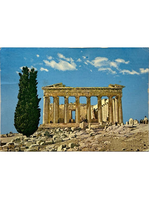 Athènes – Le Parthénon sur l'Acropole – Carte postale couleur 1977