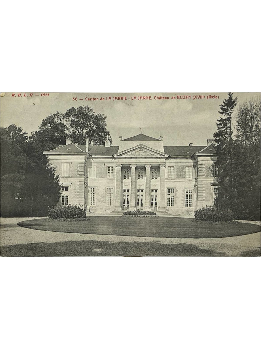 Recto de la carte postale