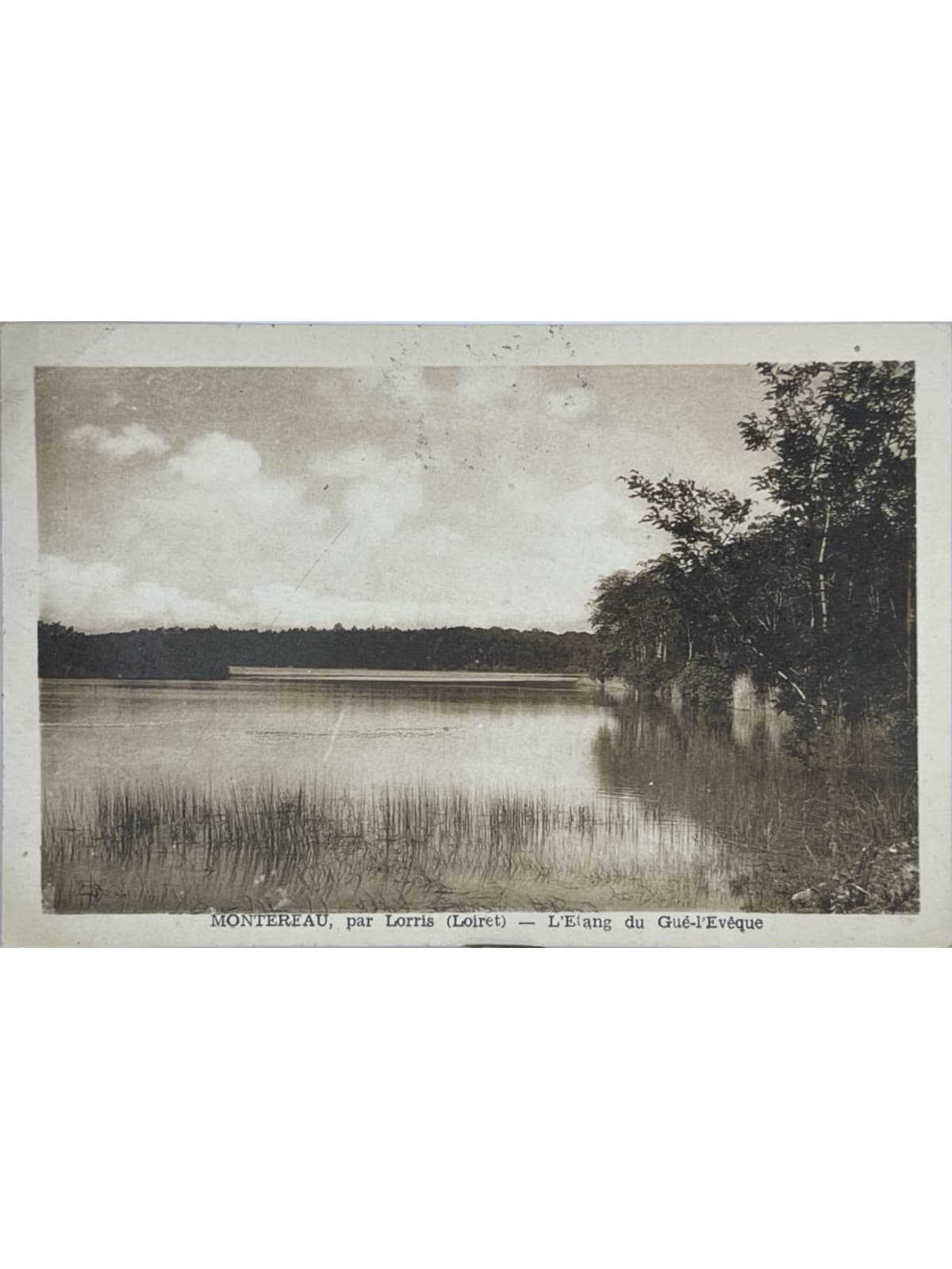 Recto de la carte postale