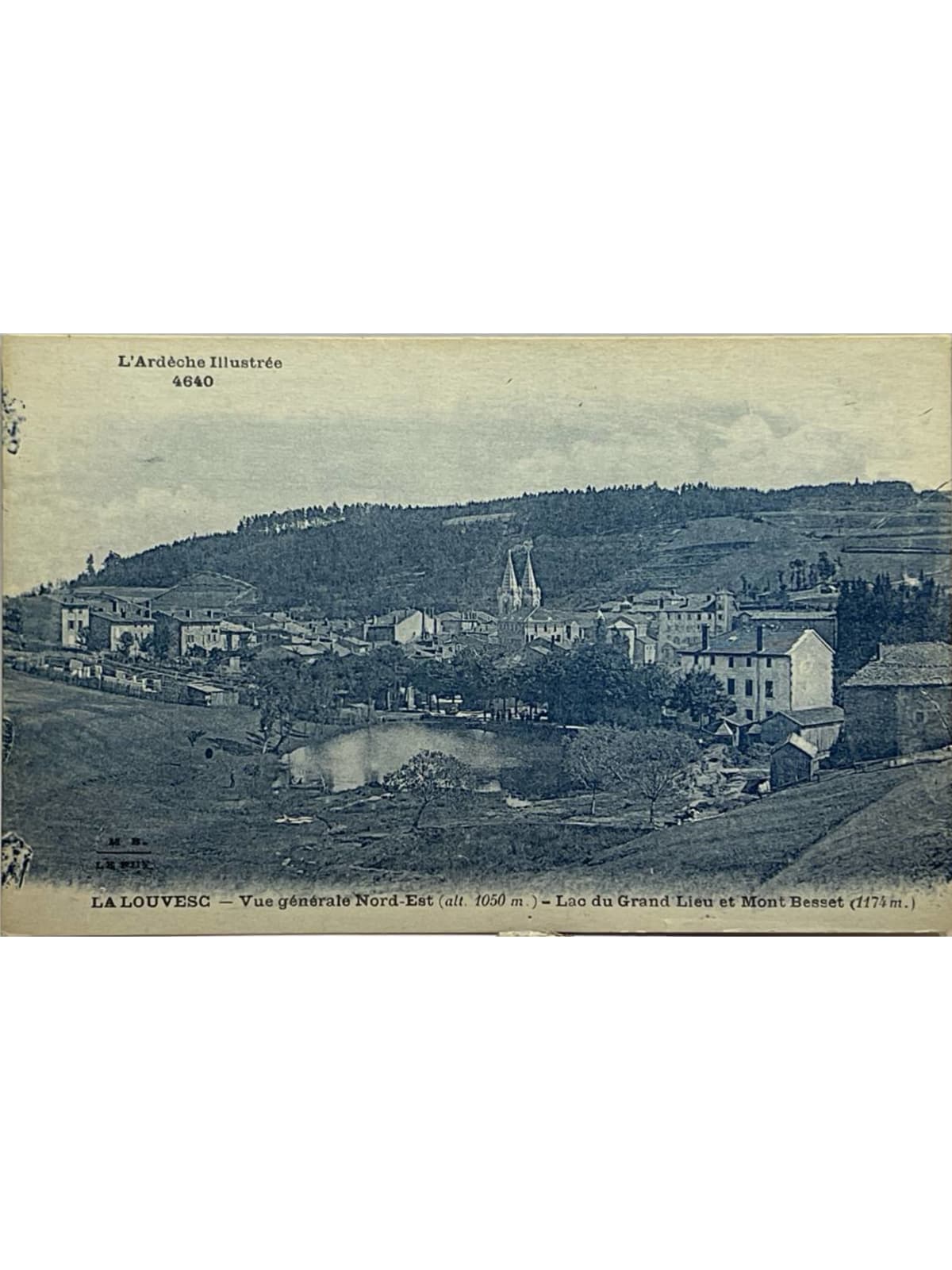 Recto de la carte postale