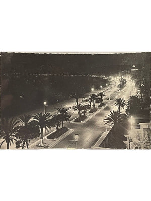Nice la nuit – Promenade des Anglais et hôtel Negresco – CPSM n°45