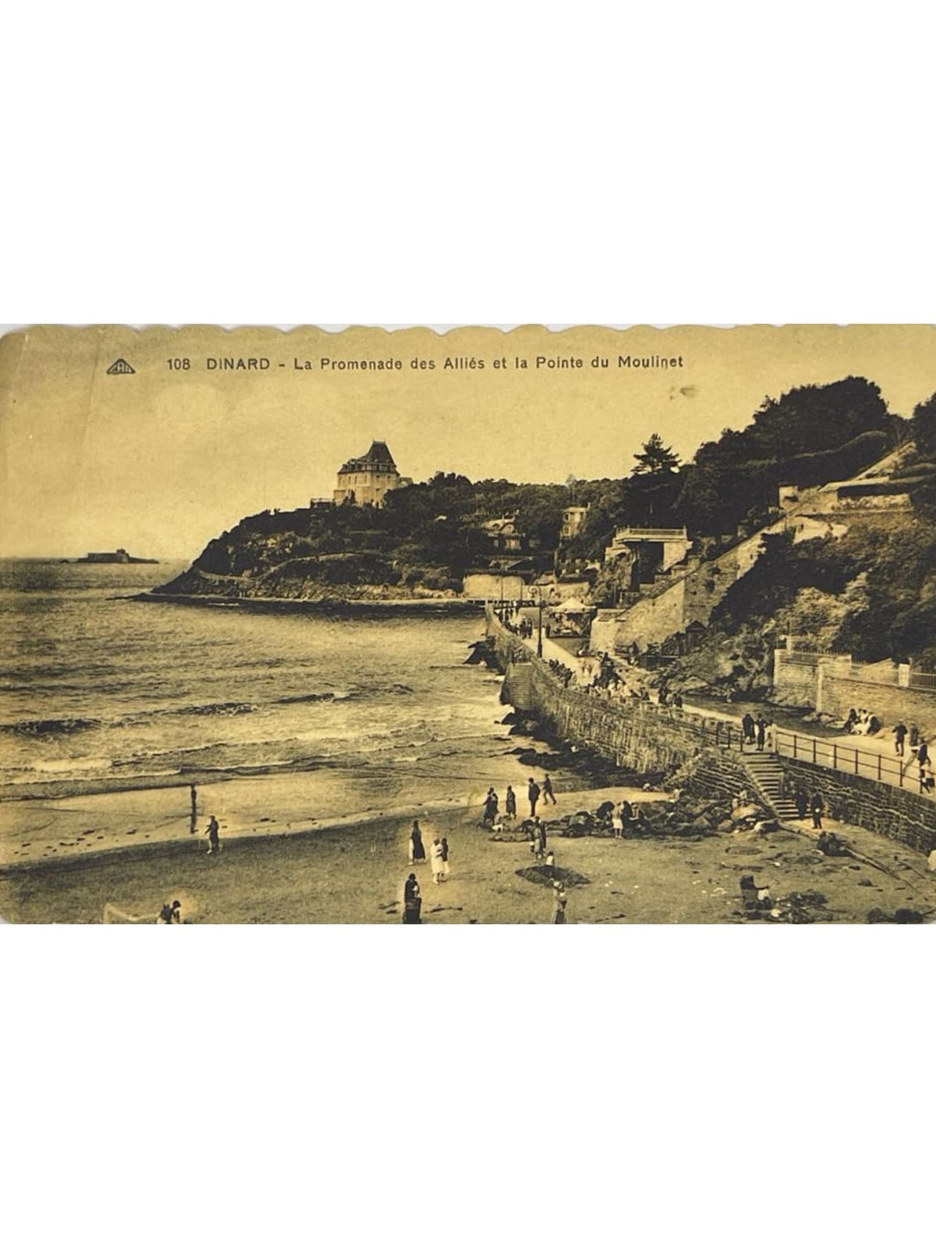 Recto de la carte postale