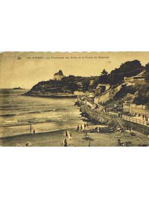 Dinard – Promenade des Alliés et pointe du Moulinet – CPA n°108