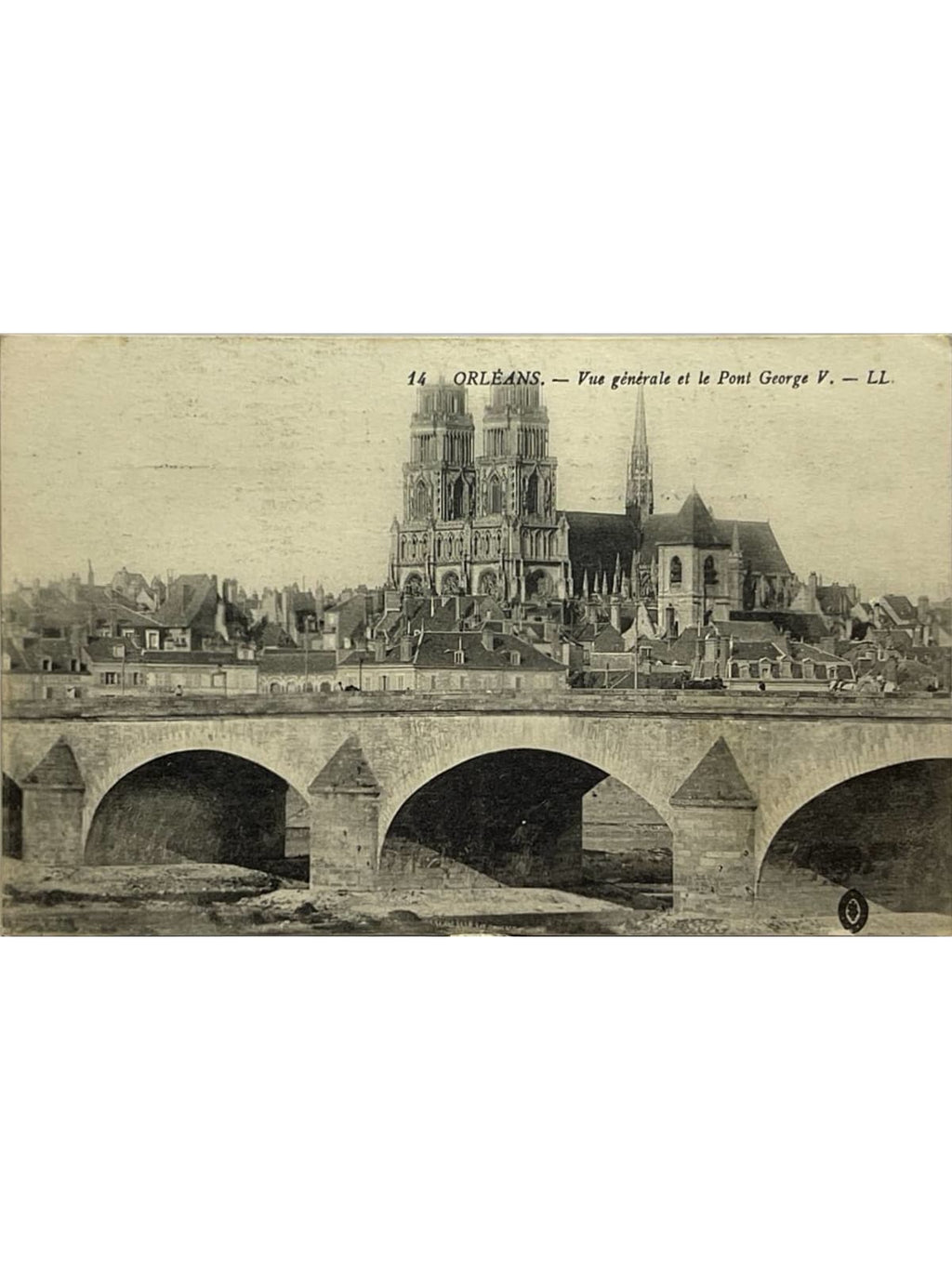 Recto de la carte postale