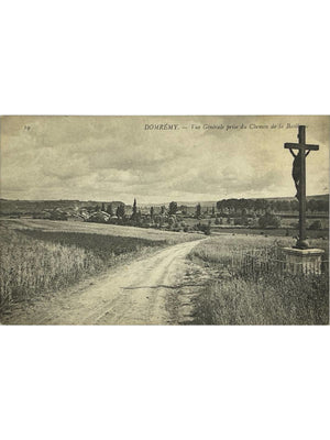 Domrémy-la-Pucelle – Vue générale du chemin de la Basilique – CPA n° 19