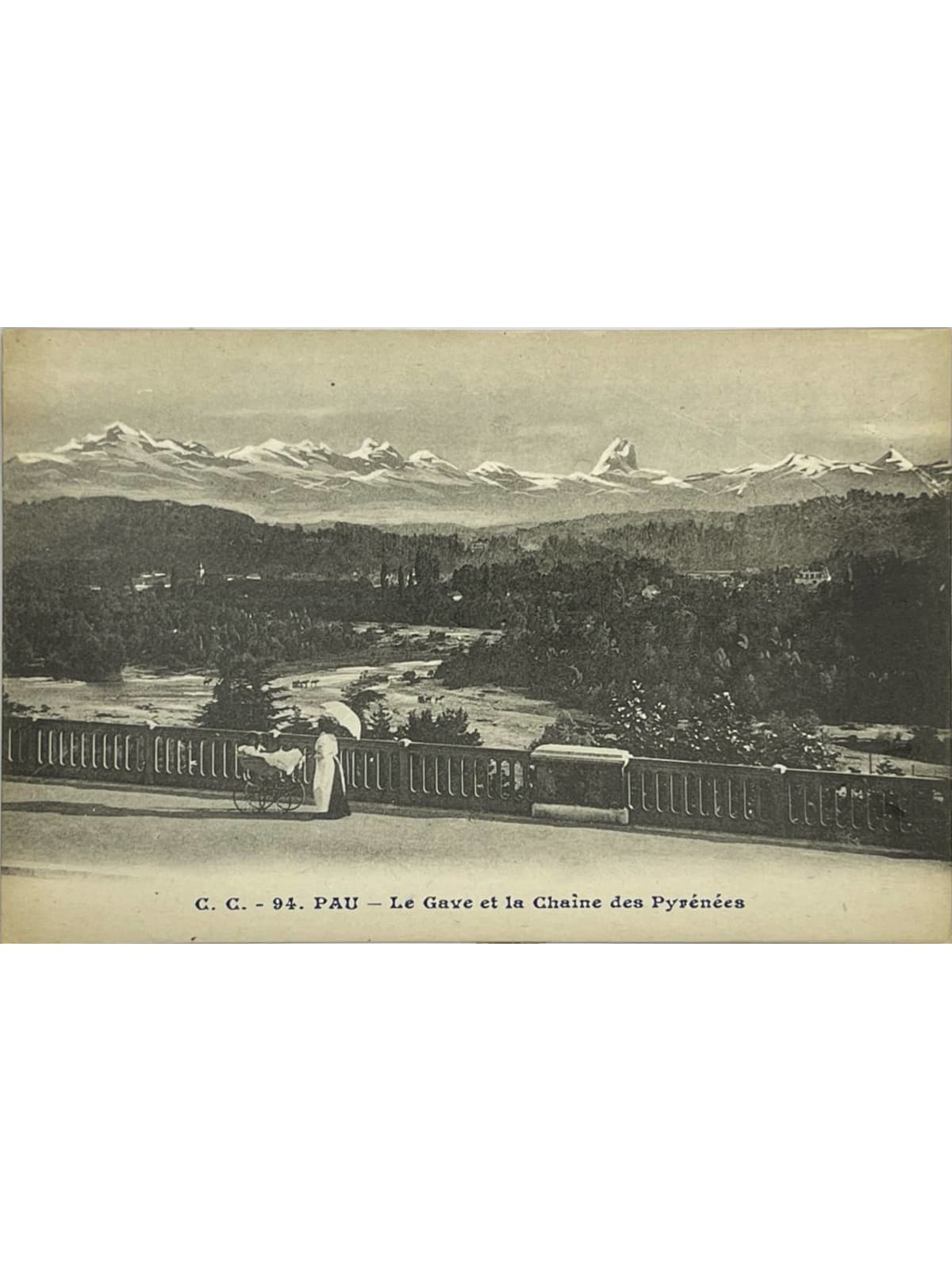 Recto de la carte postale