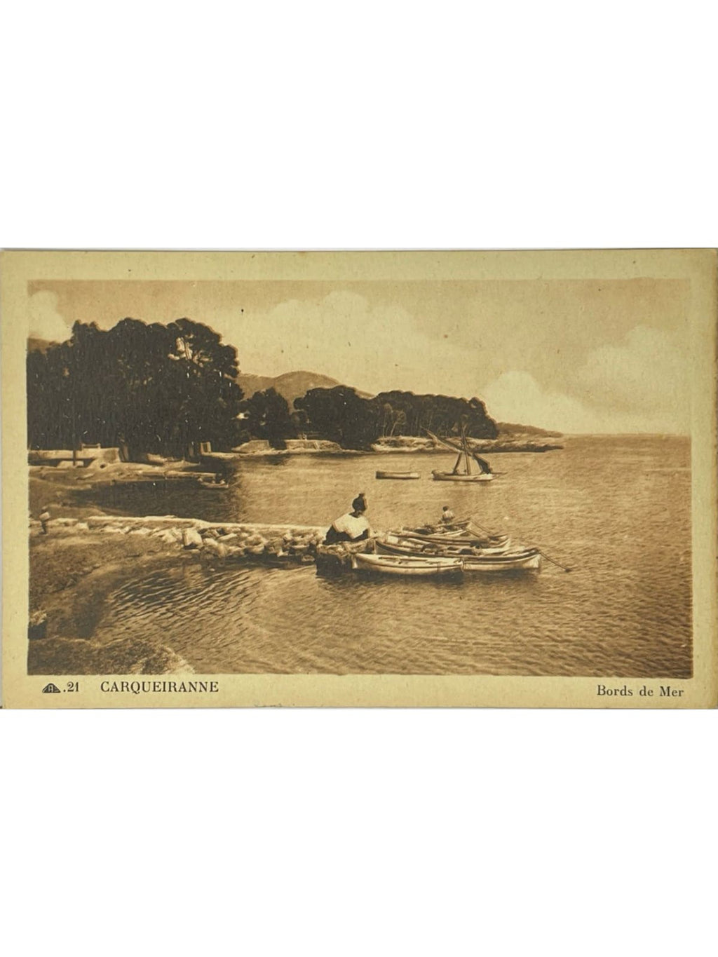 Recto de la carte postale