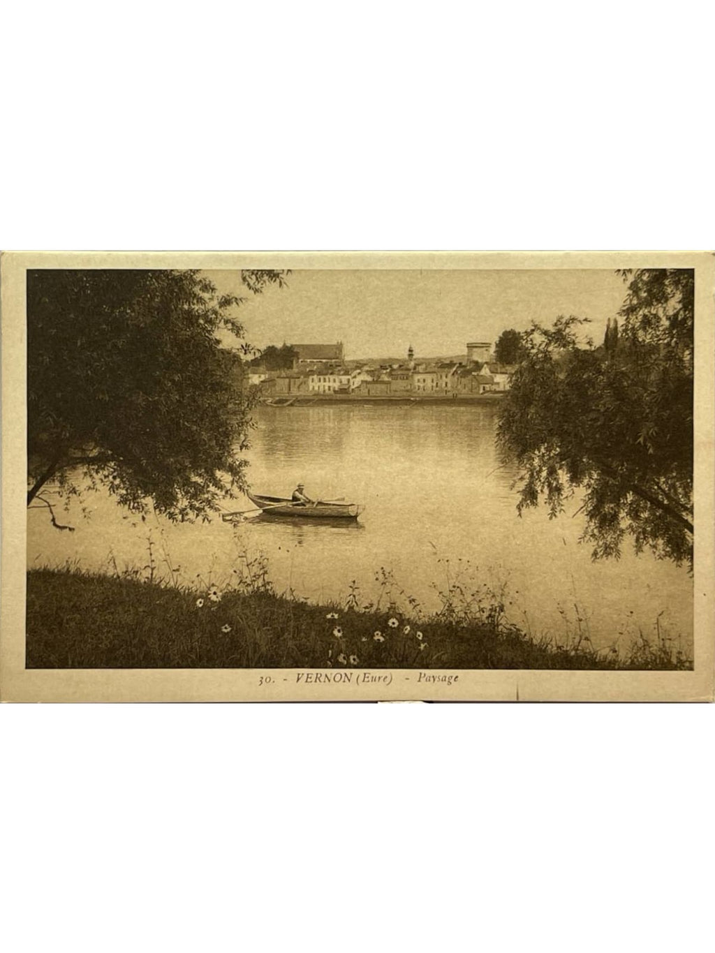 Recto de la carte postale