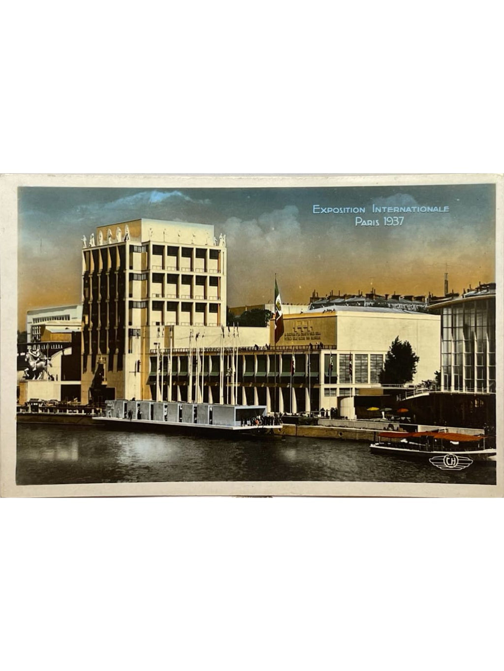 Recto de la carte postale