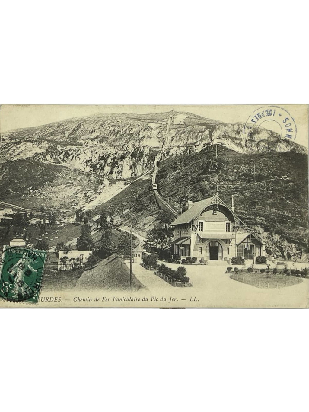 Recto de la carte postale