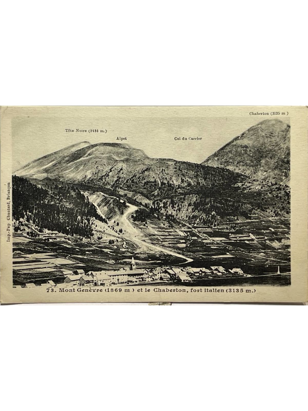 Recto de la carte postale