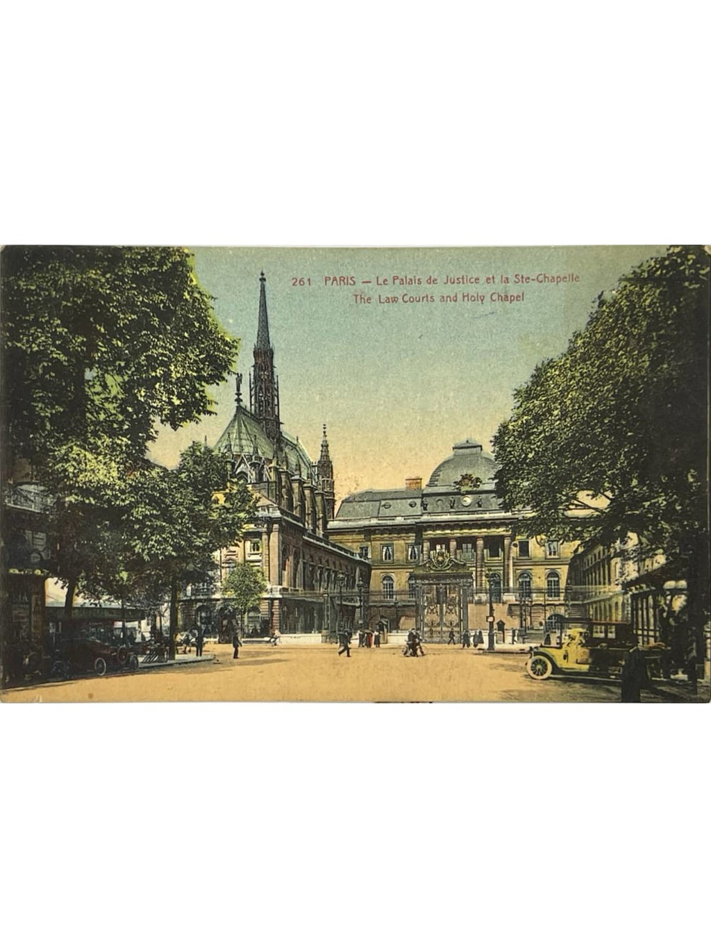 Recto de la carte postale