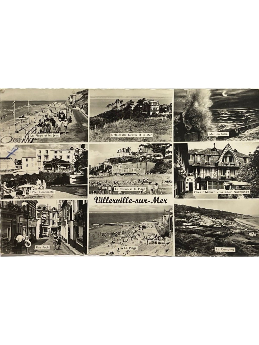Recto de la carte postale