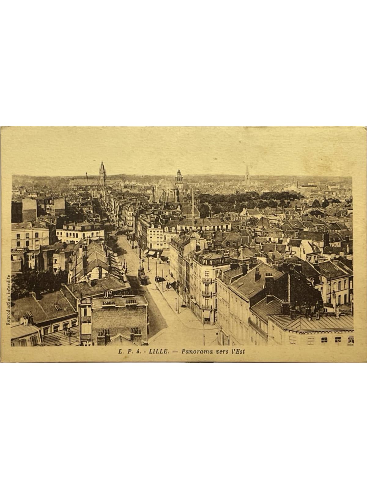 Recto de la carte postale