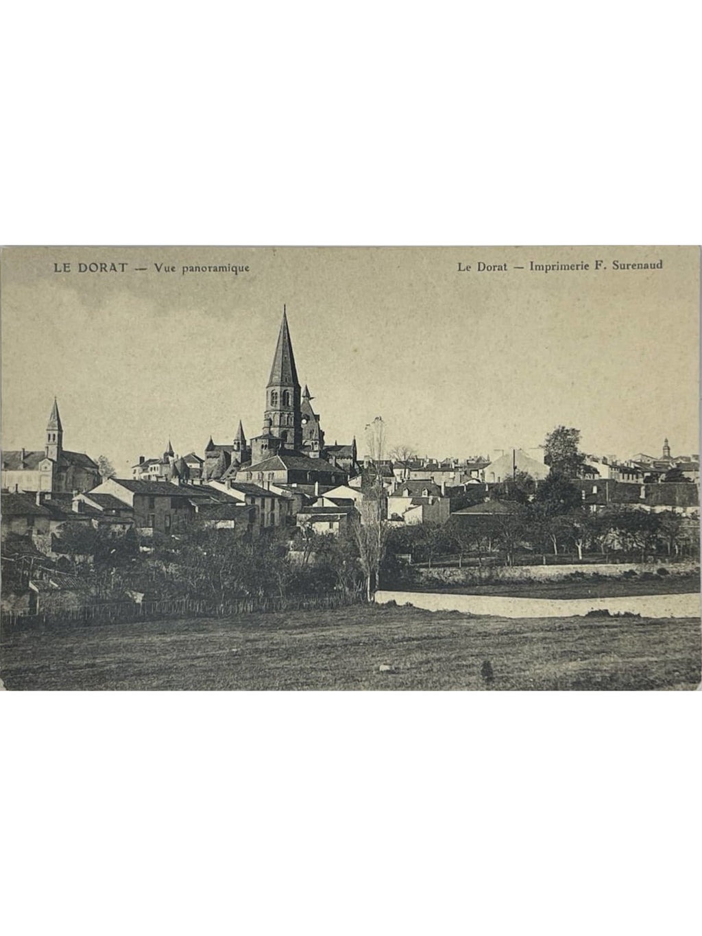 Recto de la carte postale