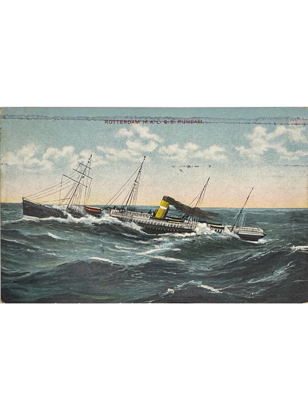 Recto de la carte postale