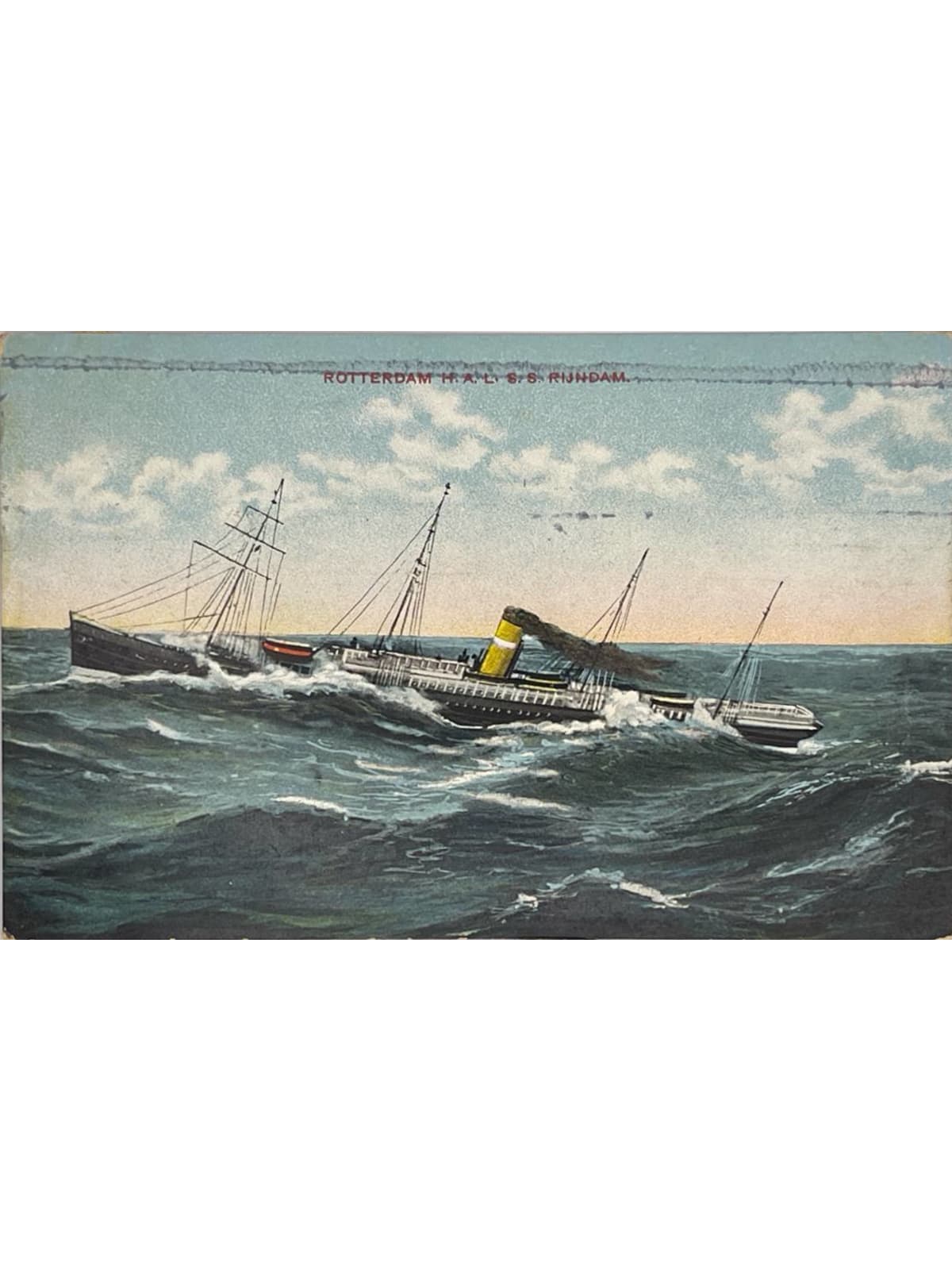 Recto de la carte postale