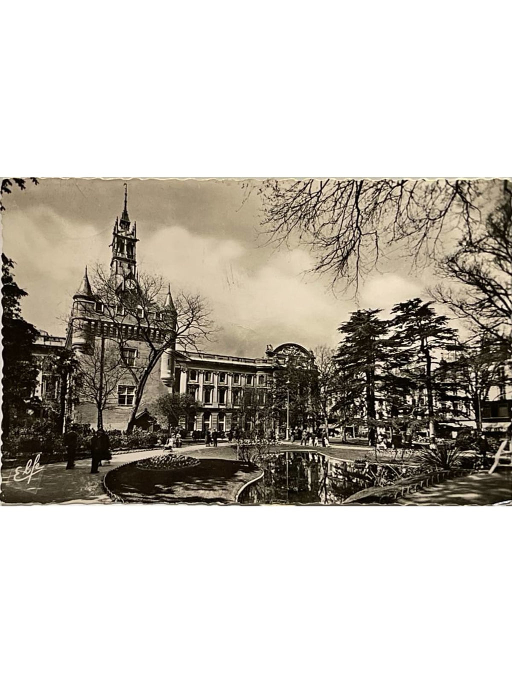 Recto de la carte postale