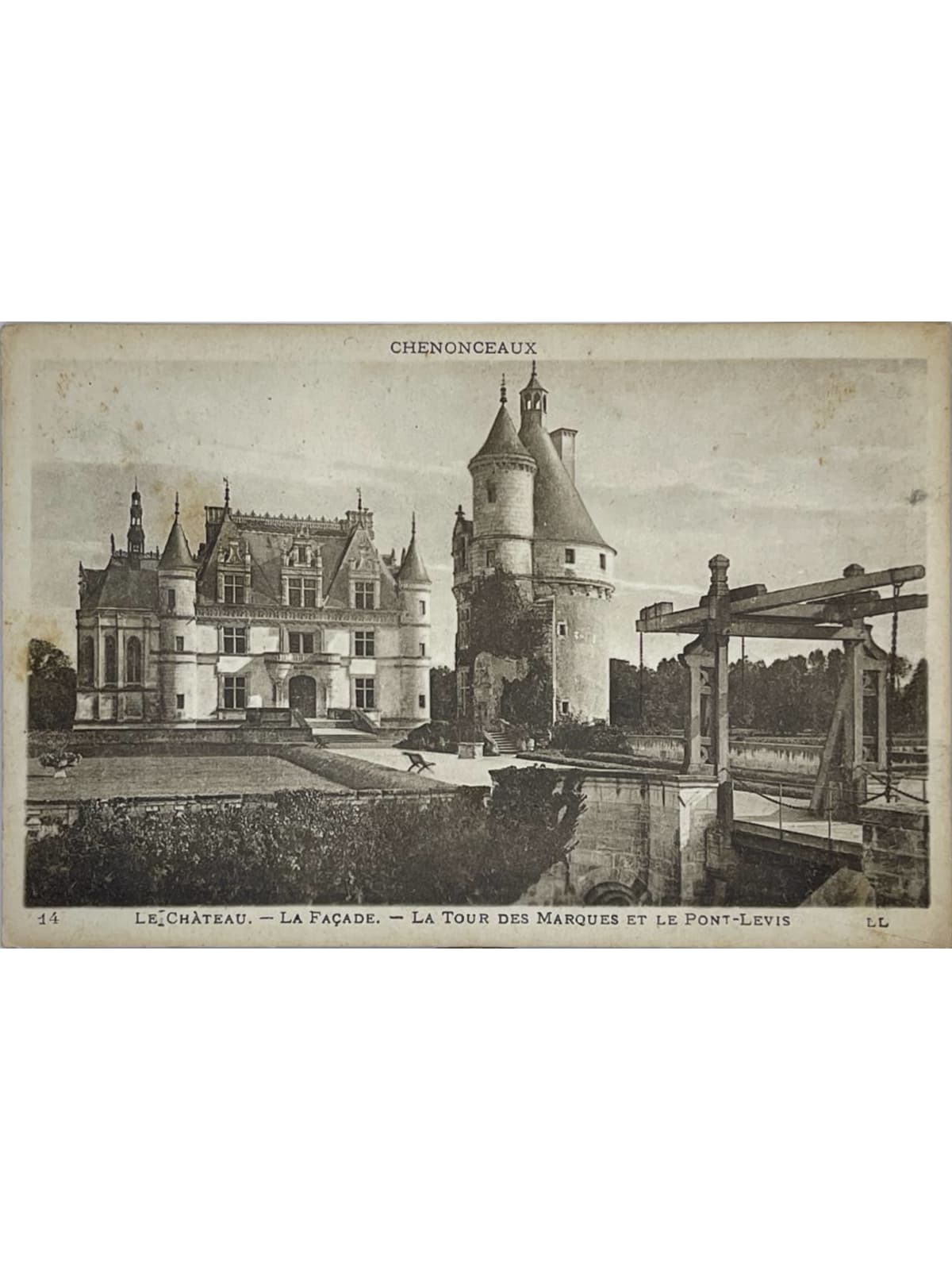 Recto de la carte postale
