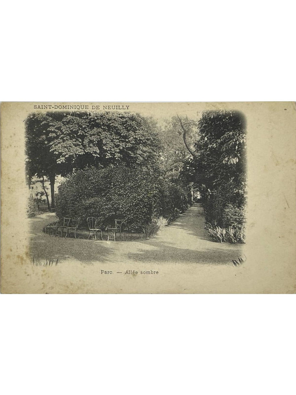 Recto de la carte postale