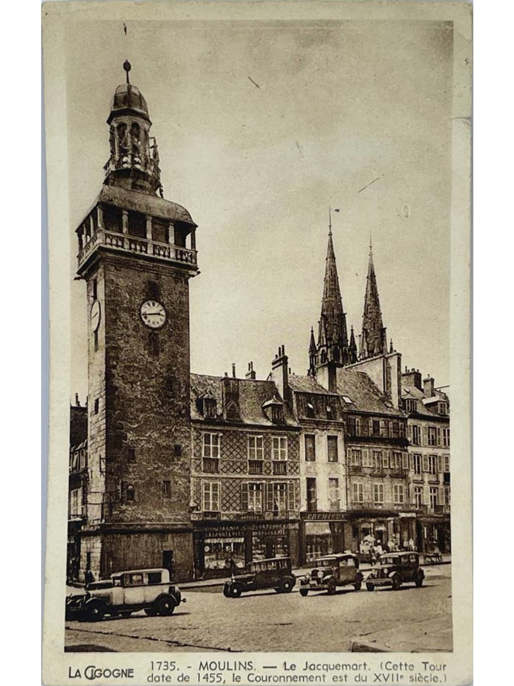 Recto de la carte postale