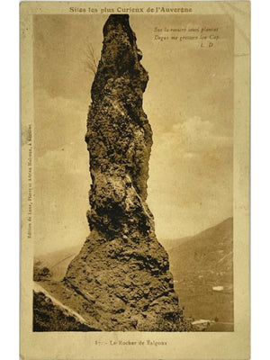 Le Falgoux (Cantal) – Le Rocher de Falgoux – CPA n° 87