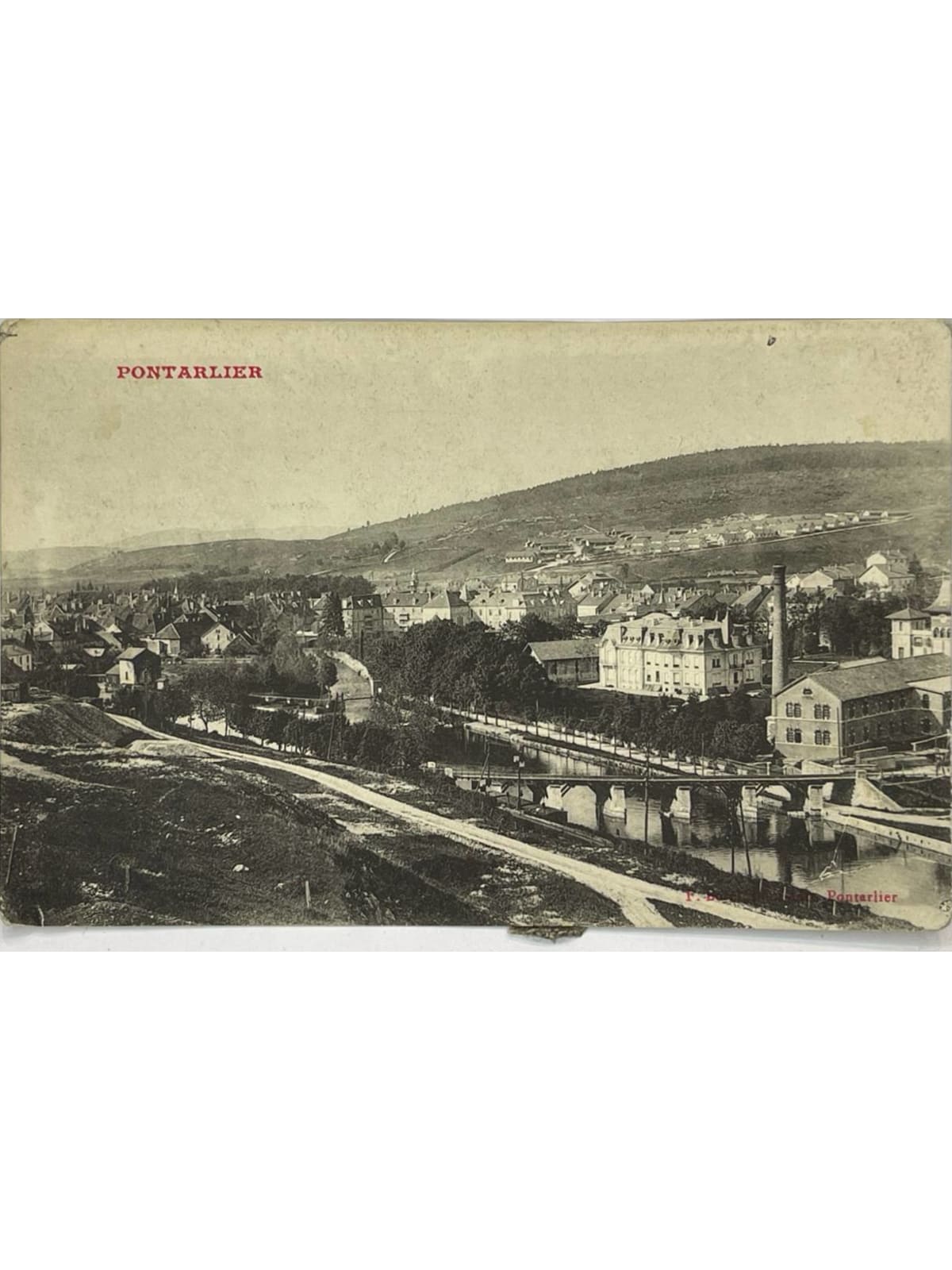 Recto de la carte postale