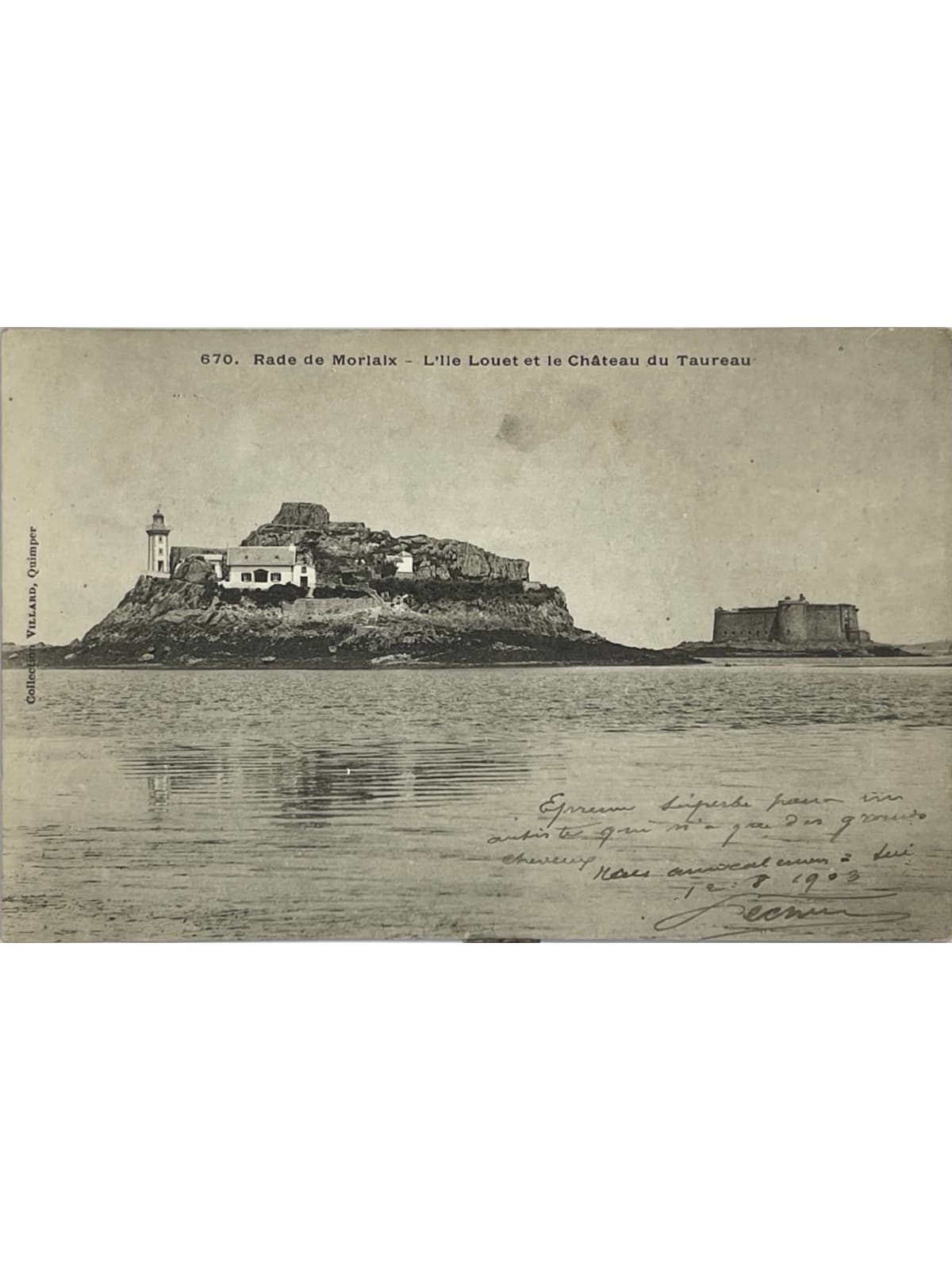Recto de la carte postale