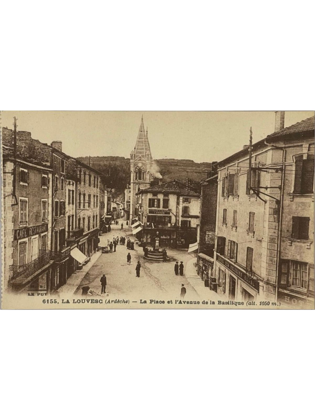 Recto de la carte postale