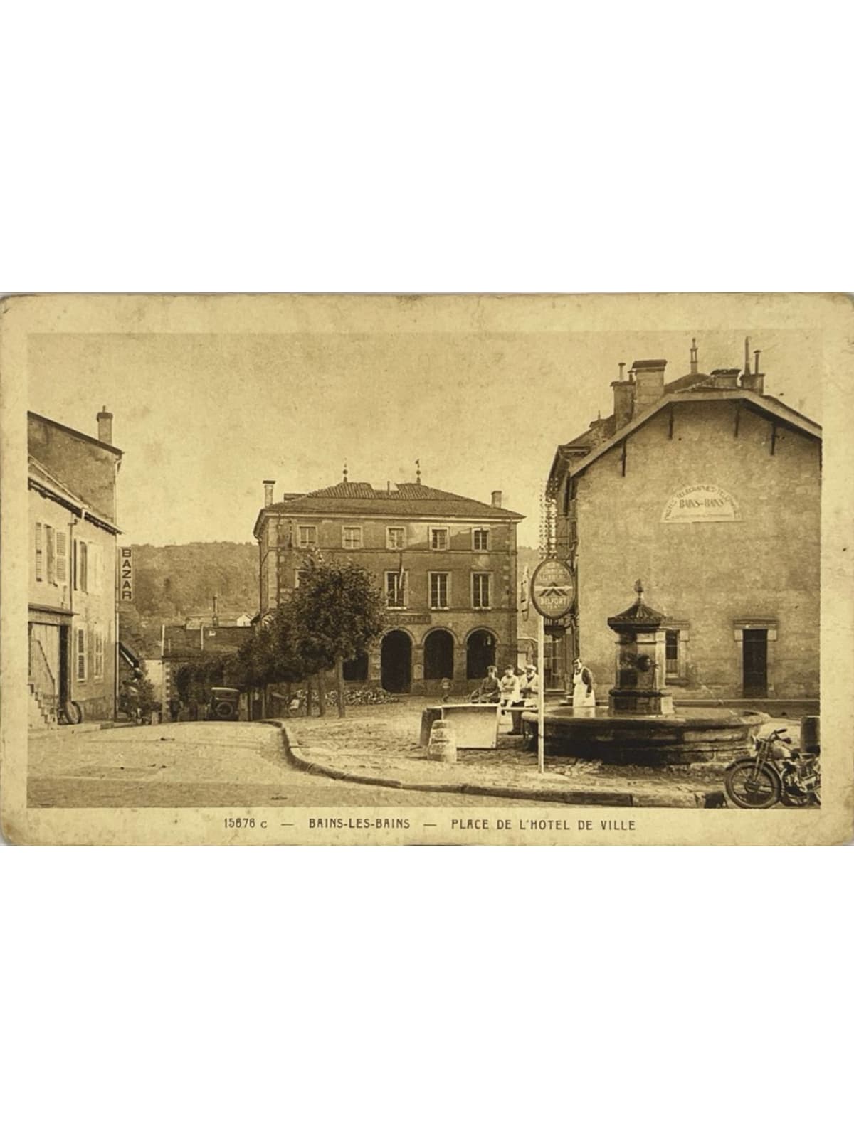 Recto de la carte postale