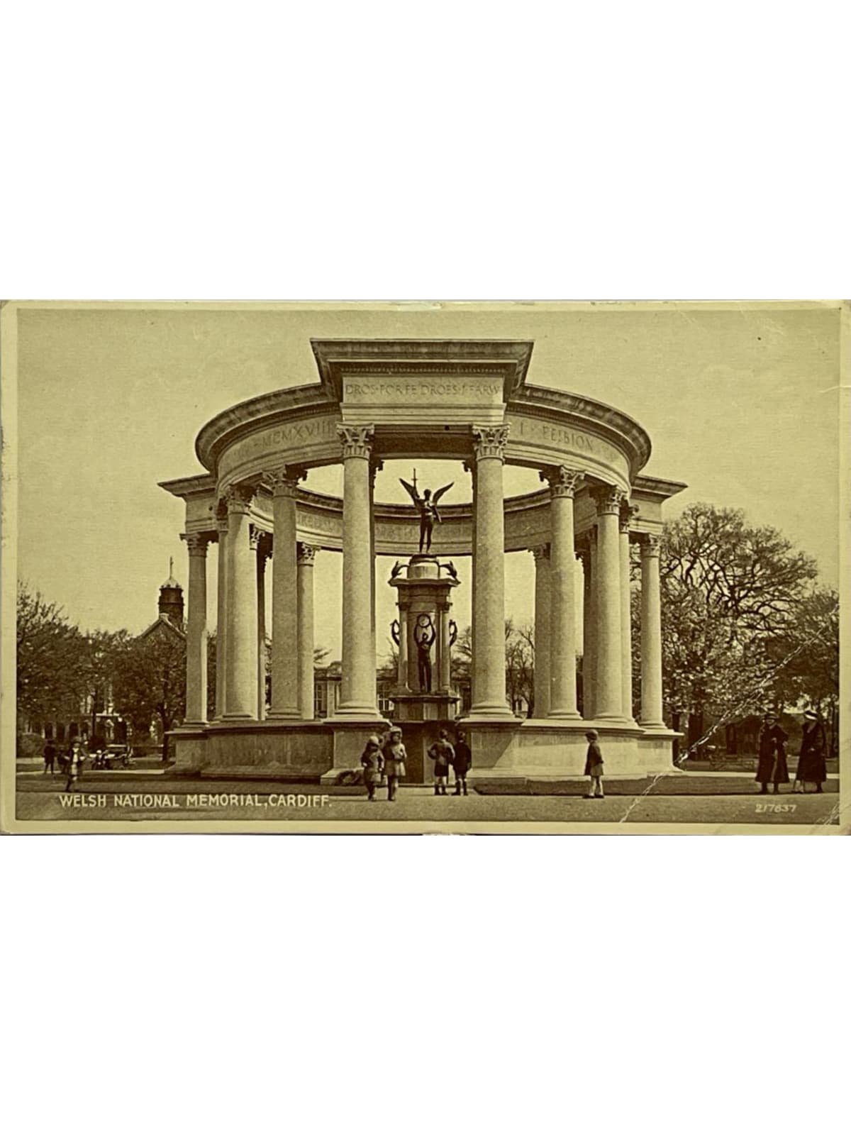 Recto de la carte postale