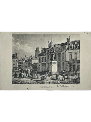 Carte postale – Orléans – Statue de la Pucelle – Le Vieil Orléans n° 2 – Champy