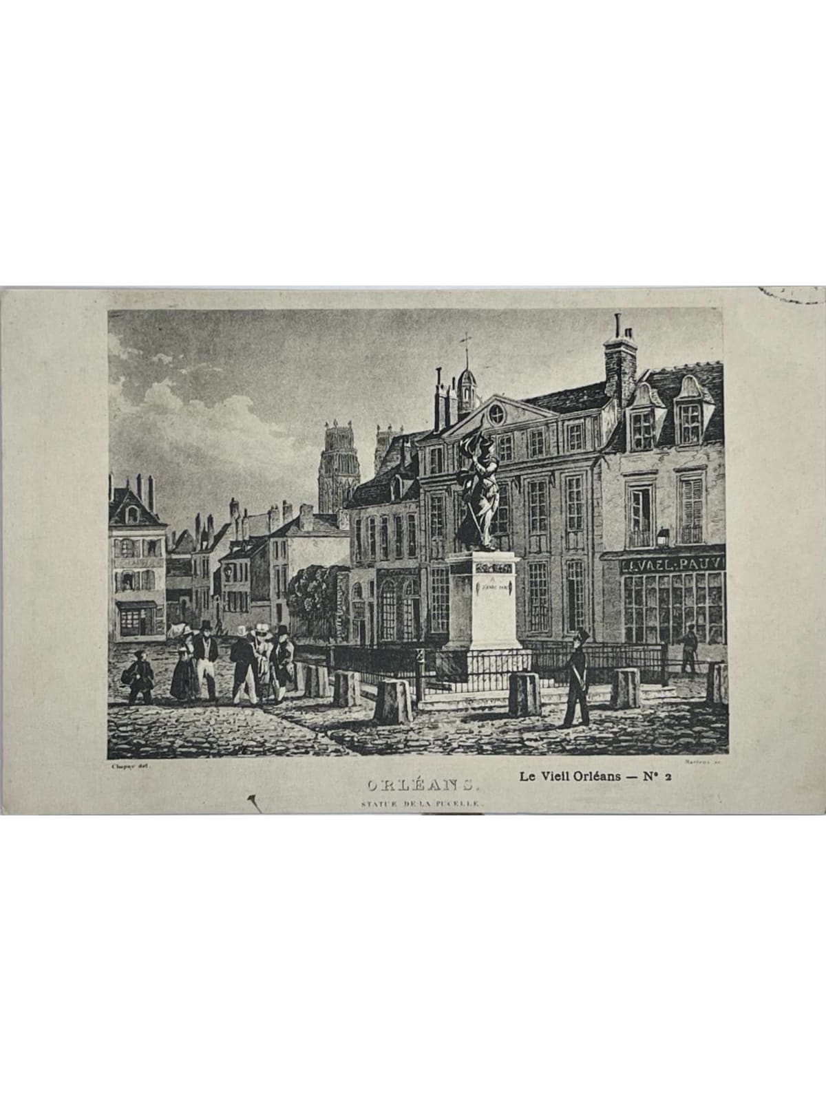 Recto de la carte postale