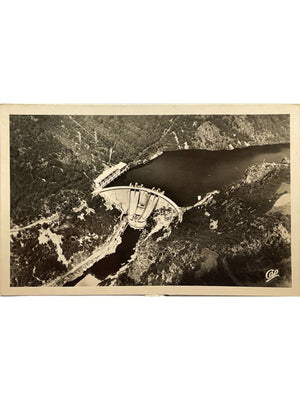 Bort-les-Orgues – Barrage de l'Aigle sur la Dordogne – Vue aérienne CPSM