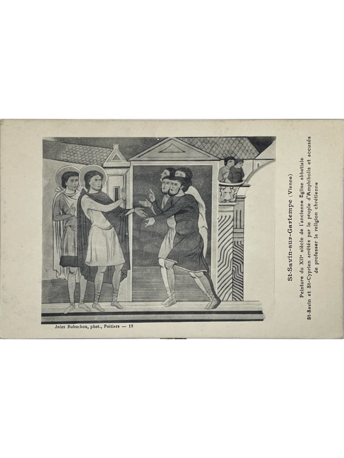 Recto de la carte postale