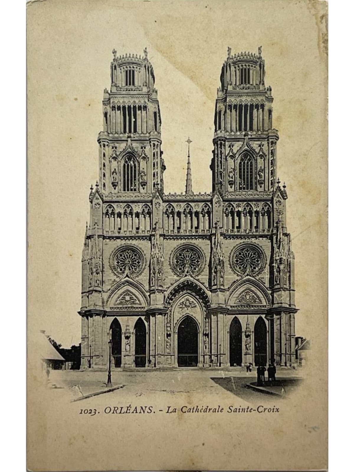 Recto de la carte postale