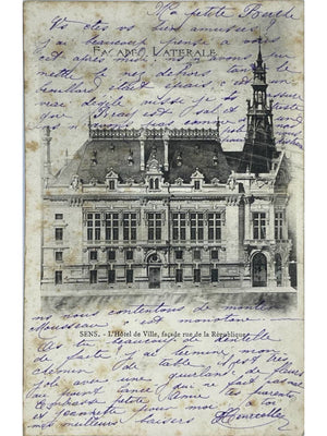 Sens (Yonne) – Hôtel de Ville, façade rue de la République – CPA