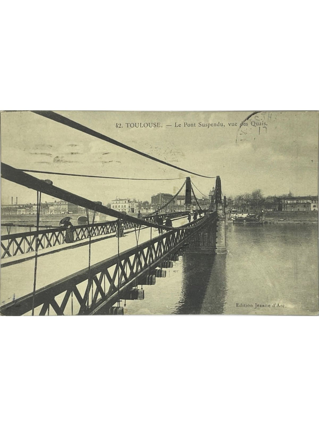 Recto de la carte postale