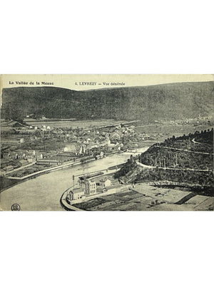 Carte postale – Levrézy – Vue générale et vallée de la Meuse – Bogny-sur-Meuse