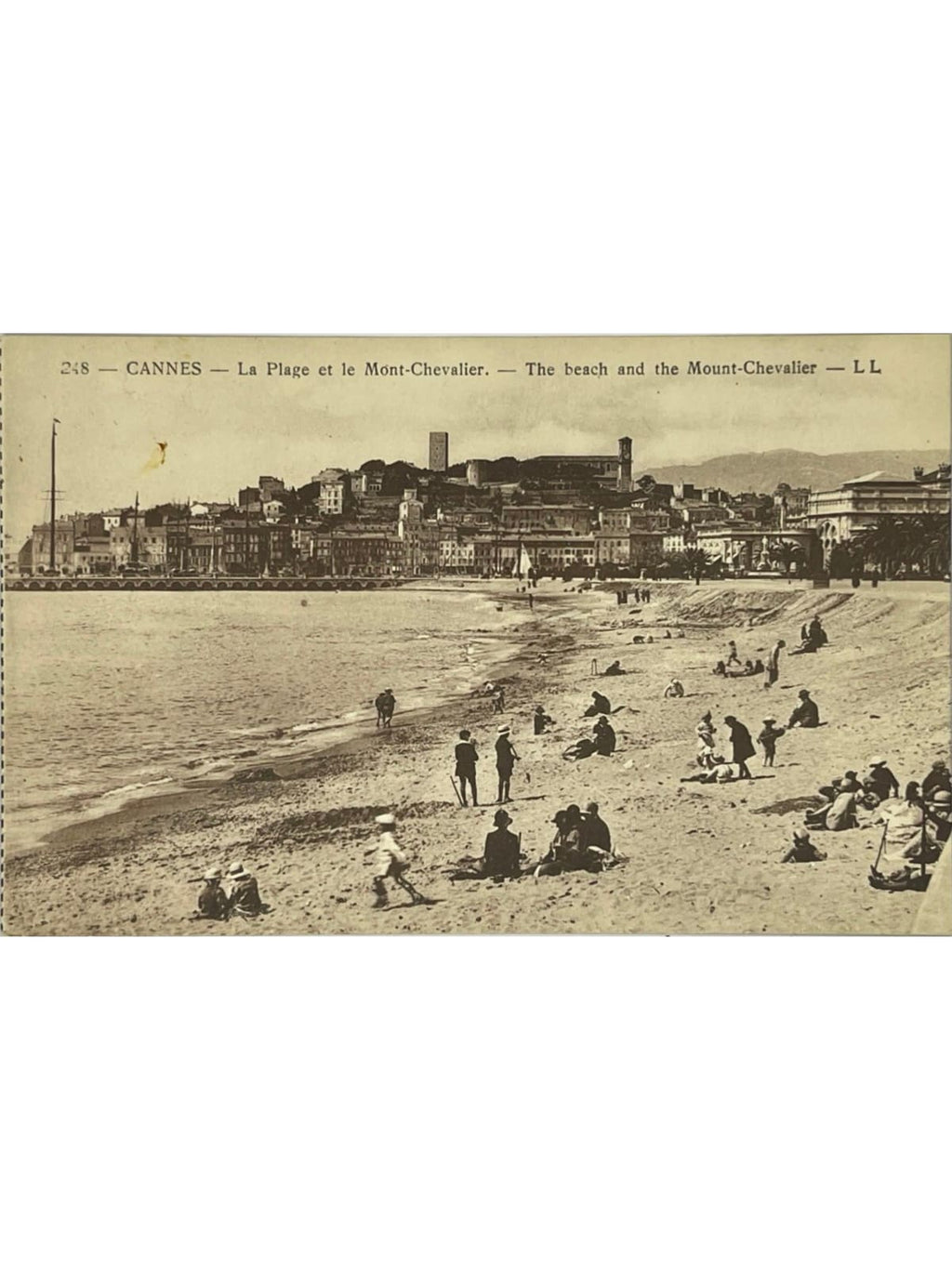 Recto de la carte postale