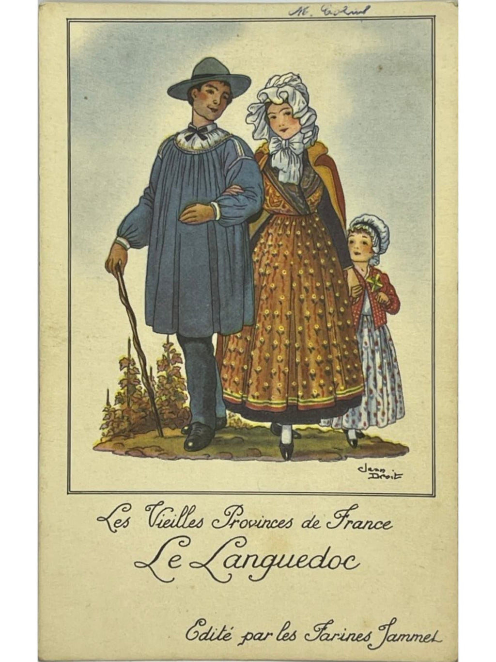 Recto de la carte postale