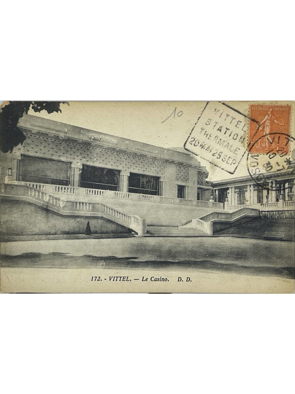 Recto de la carte postale