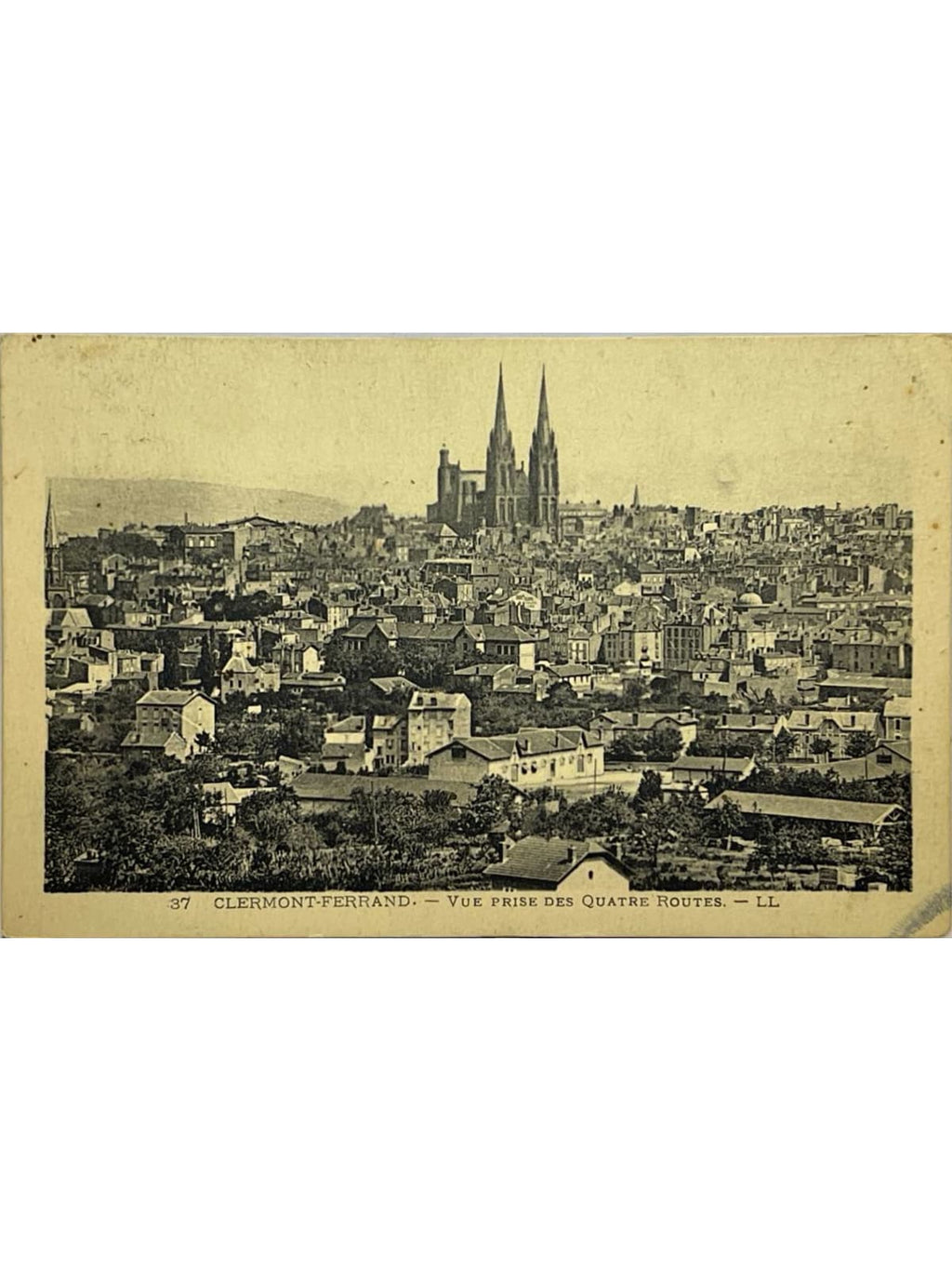 Recto de la carte postale