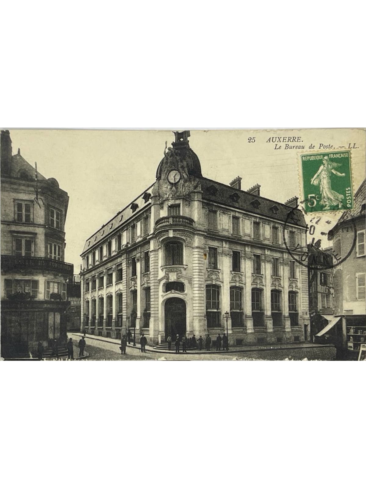 Recto de la carte postale