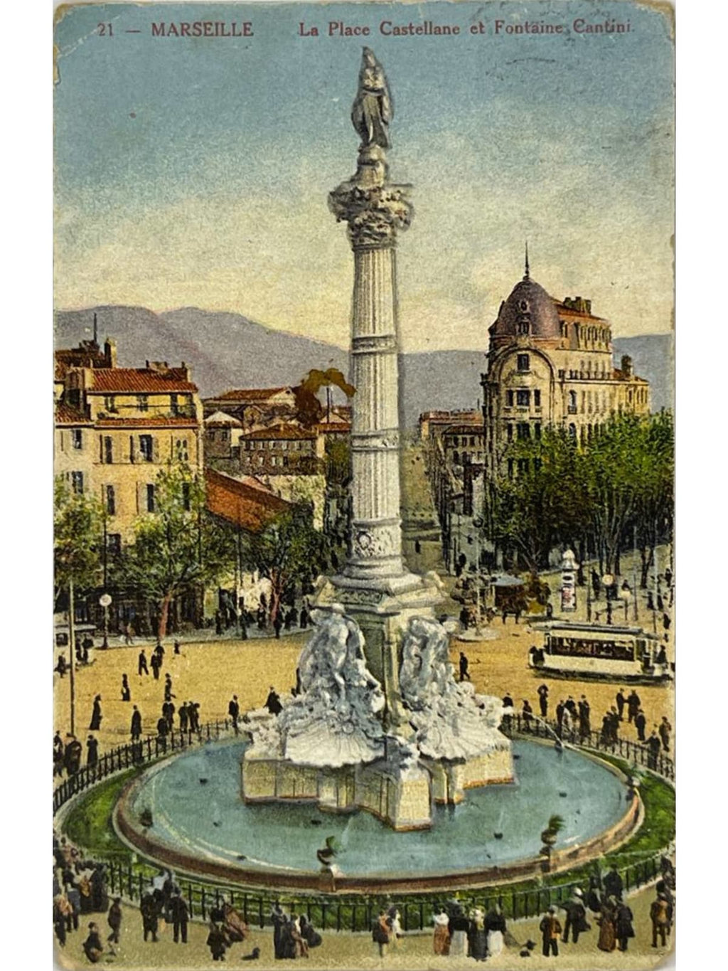 Recto de la carte postale